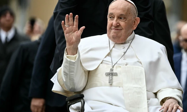 Popiežius Pranciškus, Roma, 2024 m. kovo 8 d. Riccardo Antimiani („ZUMA Press“ / „Scanpix) nuotr.