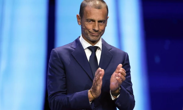 Aleksandras Čeferinas, UEFA prezidentas. Jonathano Moscropo („Zumapress“/„Scanpix“) nuotr.