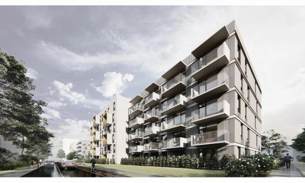 Bendrovės vizualizacija.