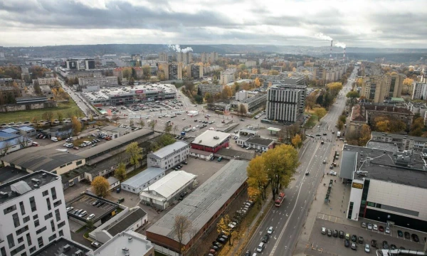 Vilniaus miesto panorama. Naujamiestis. Juditos Grigelytės (VŽ) nuotr.