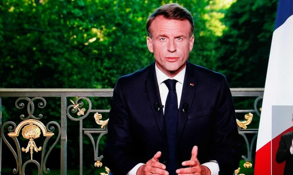 Prancūzijos prezidentas Emmanuelis Macronas. Ludoviciaus Marino (AFP/„Scanpix“) nuotr.