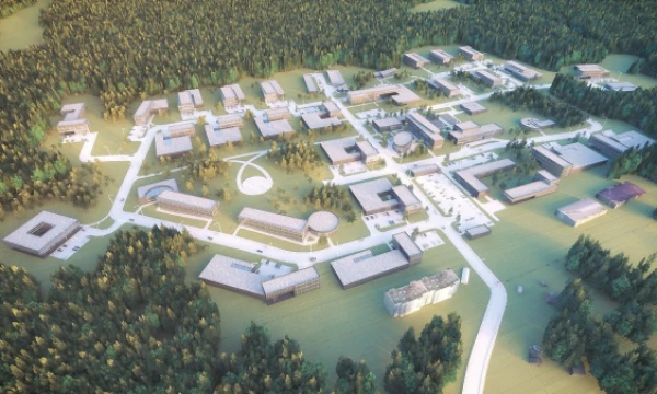 „Vilnius Smart Park“ projektas, pagal kurį šiuo metu jau stovi du pastatai. Plėtotojų nuotr. „Vilnius Smart Park“ projektas, pagal kurį šiuo metu jau stovi du pastatai. Plėtotojų nuotr.