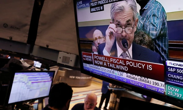 Federal Reserve Chairman Jerome Powell. Lucas Jackson („Reuters“/„Scanpix“) nuotr.