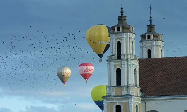 Oro balionai Vilniuje. Vladimiro Ivanovo (VŽ) nuotr.