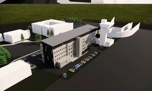 Bendrovės vizualizacija.