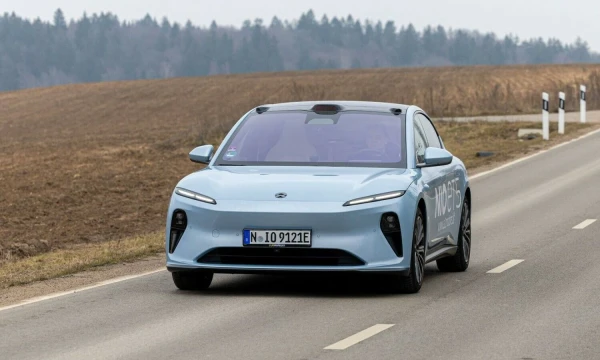 Elektromobilis NIO ET5. Juditos Grigelytės (VŽ) nuotr.