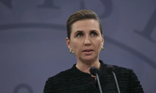 Danijos ministrė pirmininkė Mette Frederiksen. Olafuro Steinaro Gestssono („Ritzau Scanpix“ / AFP / „Scanpix“) nuotr.