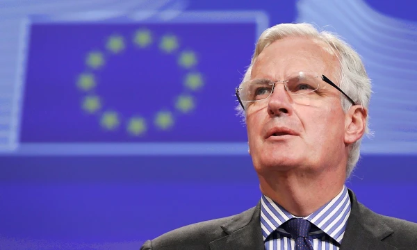 Michelis Barnier, Europos Komisijos derybų su Jungtine Karalyste dėl „Brexit“ vadovas. Francois Lenoir („Reuters“ / „Scanpix“) nuotr.