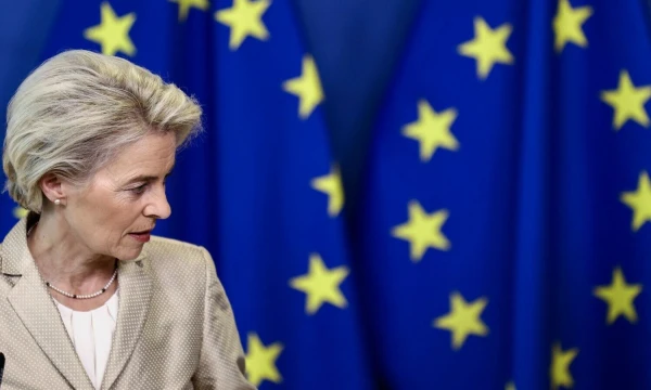Ursula von der Leyen, Europos Komisijos pirmininkė. Kenzo Triboullard (AFP/„Scanpix“) nuotr.