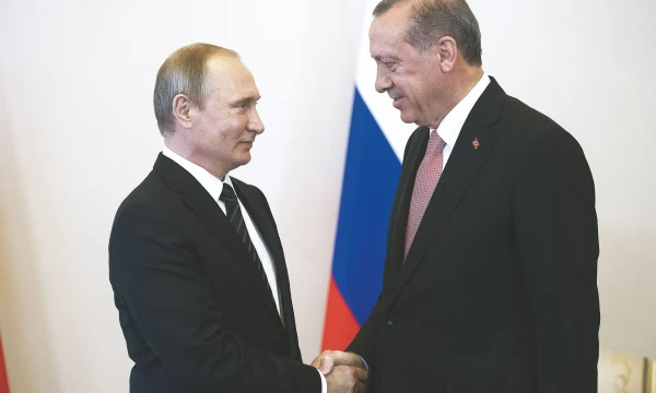 Recepo Tayyipo Erdogano, Turkijos prezidento, pastangas vėl bičiuliautis su Maskva analitikai vadina desperatiškomis. Sergejaus Gunejevo („Sputnik“ / „Scanpix“) nuotr.