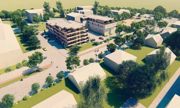 Bendrovės vizualizacija.