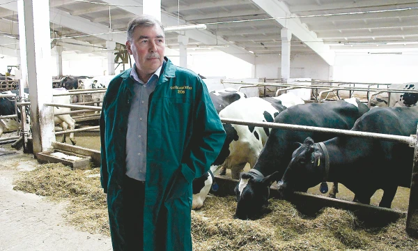 Petras Puskunigis, Griškabūdžio žemės ūkio bendrovės vadovas: „Buvome susėdę ir suskaičiavome, kokios yra galimybės imtis vien augalininkystės.“ Mato Miknevičiaus (VŽ) nuotr.