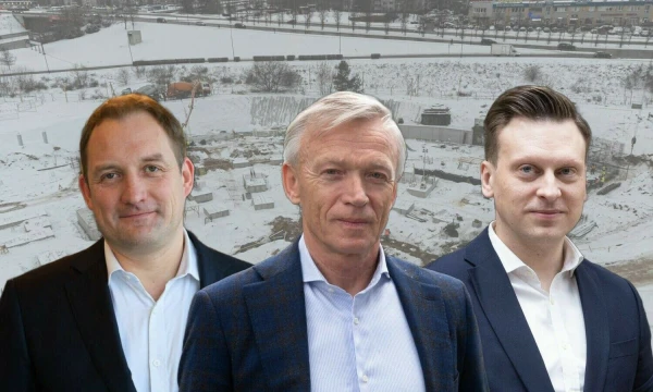 Simonas Gustainis, „BaltCap“ vadovaujantis partneris, Arvydas Avulis, „Hanner“ valdybos pirmininkas, Valdas Benkunskas, sostinės meras. VŽ koliažas.