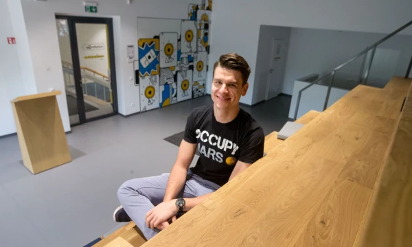 Daumantas Dvilinskas, piniginių perlaidų startuolio „TransferGo“ generalinis direktorius. Juditos Grigelytės (VŽ) nuotr.