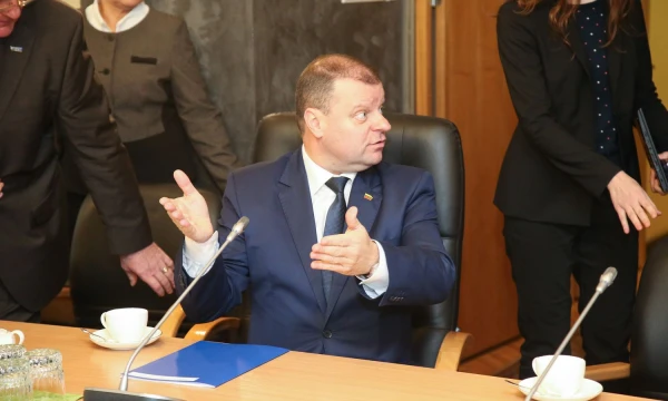 Premjeras Saulius Skvernelis. Vladimiro Ivanovo (VŽ) nuotr.