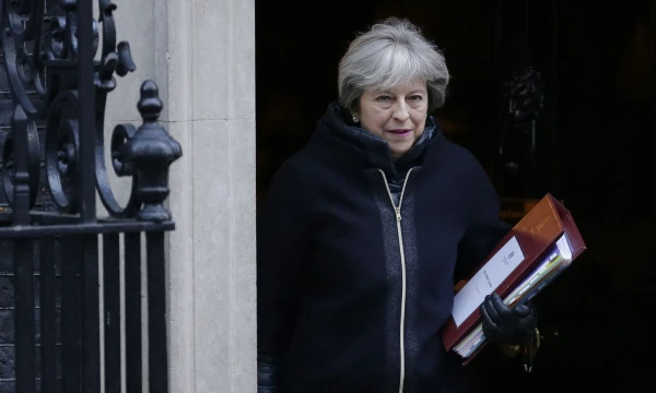 Theresa May, Jungtinės Karalystės premjerė. Timo Irelando (SIPA / „Scanpix“) nuotr.
