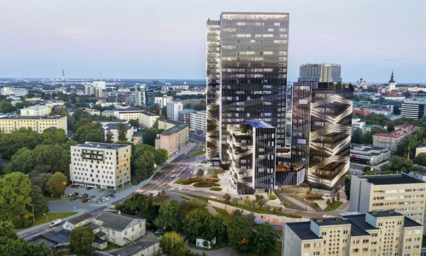 Taline statomas kvartalas „Arter“. Bendrovės vizualizacija.