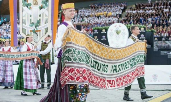 Nuotraukoje – 90-osios Dainų šventės akimirka, 2014 m. Juditos Grigelytės (VŽ) nuotr.