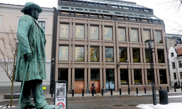 Norvegijos centrinio banko ir suverenaus turto fondo būstinė Osle. Gwladyso Fouche („Reuters“/„Scanpix“) nuotr.