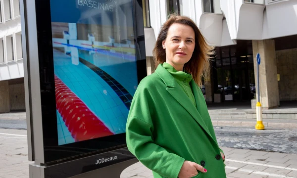 Žaneta Fomova, lauko reklamos UAB „JCDecaux Lietuva“ generalinė direktorė. Juditos Grigelytės (VŽ) nuotr.