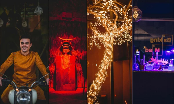 Augustinas Bakutis, virtuvės šefas, restoranų „Baking Mad Hidden Lab“, „Hattori Sushi“ ir „Šventas dūmas“ Kaune įkūrėjas. VŽ koliažas.