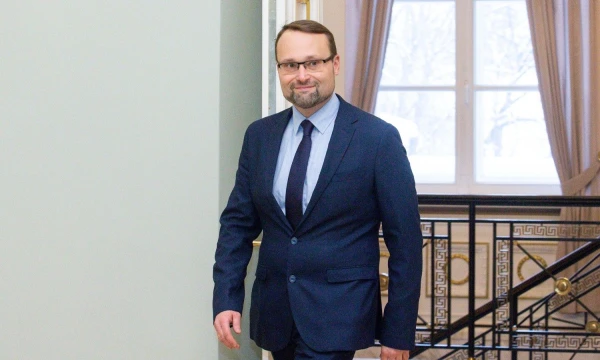 Naujasis kultūros ministras Mindaugas Kvietkauskas. Juditos Grigelytės (VŽ) nuotr.