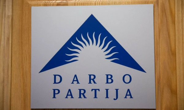Darbo partijos logotipas. Vladimiro Ivanovo (VŽ) nuotr.
