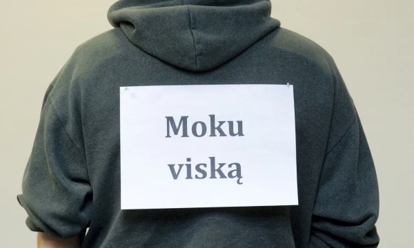Per gera kandidato nuomonė apie save privalumų neprideda. Vladimiro Ivanovo (VŽ) nuotr.