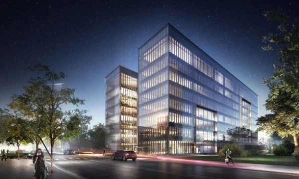 Bendrovės vizualizacija.