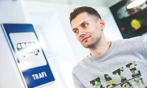 Martynas Gudonavičius, „Trafi“ valdančios UAB „Intelligent Communications“ vykdomasis direktorius ir vienas iš įkūrėjų. Juditos Grigelytės (VŽ) nuotr.