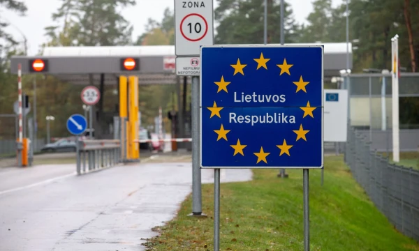 Latežerio pasienio kontrolės punktas ties Baltarusija. Juditos Grigelytės (VŽ) nuotr.