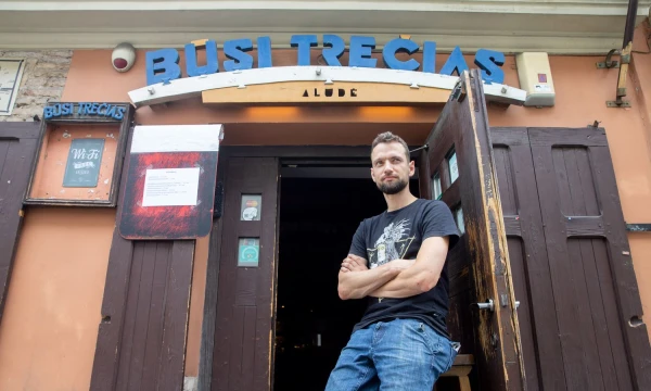 Martynas Dacius, aludės „Būsi trečias“ bendraturtis. Juditos Grigelytės (VŽ) nuotr.