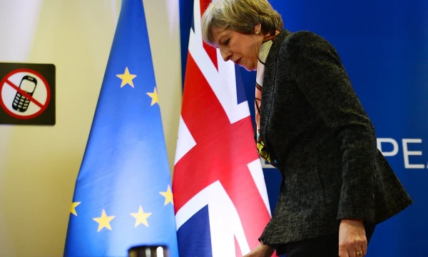 Therresda May, JK premjerė. Aleksejaus Alexey Vitvitckio („Sputnik“ / „Scanpix“) nuotr.