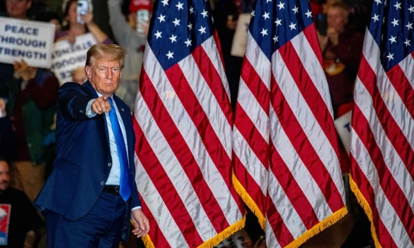 Buvęs JAV prezidentas Donaldas Trumpas. Josepho Prezioso (AFP/„Scanpix“) nuotr.