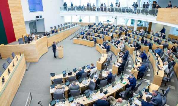 Seimo posėdis dėl Ministro Pirmininko kandidatūros tvirtinimo. Juditos Grigelytės (VŽ) nuotr.