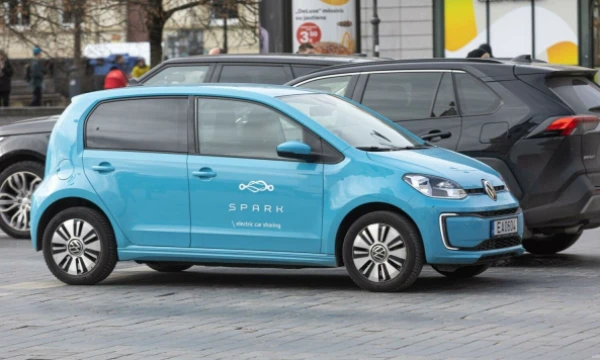 „Spark“ elektromobilis Vilniuje. Juditos Grigelytės (VŽ) nuotr.