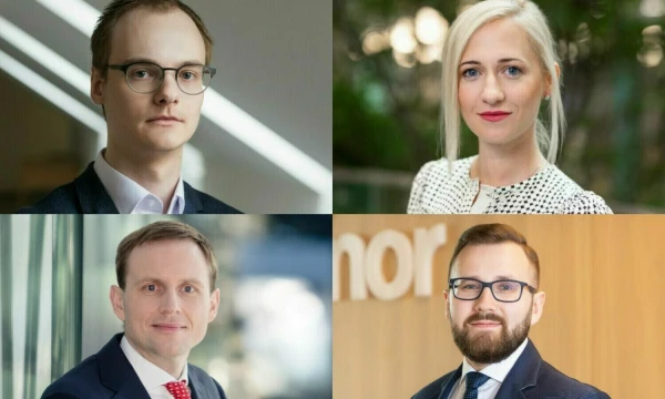 Dovydas Poderys, Lietuvos banko Makroprudencinės analizės skyriaus vyresnysis ekonomistas, Eglė Dovbyšienė, SEB banko Mažmeninės bankininkystės tarnybos vadovė, Tomas Pulikas, „Swedbank“ vartojimo paskolų ir automobilių finansavimo departamento vadovas, Edvinas Jurevičius, „Luminor“ mažmeninės bankininkystės vadovas. VŽ koliažas