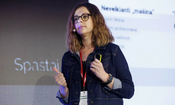Justina Telyčėnė, „Revolut Bank“ personalo ir verslo partnerė. Vladimiro Ivanovo (VŽ) nuotr.