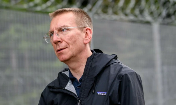 Edgaras Rinkevičius, Latvijos prezidentas. Gintso Ivuskanso (AFP/„Scanpix“) nuotr.