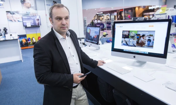 Arūnas Vizickas, lyginamosios reklamos paslaugų portalo „Pricer.lt“ įkūrėjas. Vladimiro Ivanovo (VŽ) nuotr.