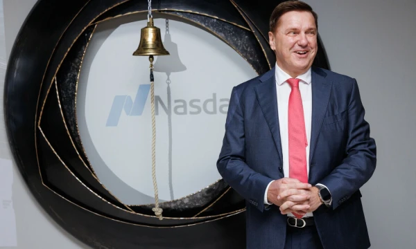 Ainas Hanschmidtas, „Infortar“ generalinis direktorius. Andraso Krallo ( „Aripaev“ / „Scanpix“ ) nuotr.