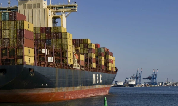Konteinervežis „MSC ELLEN“. Algimanto Kalvaičio nuotr.