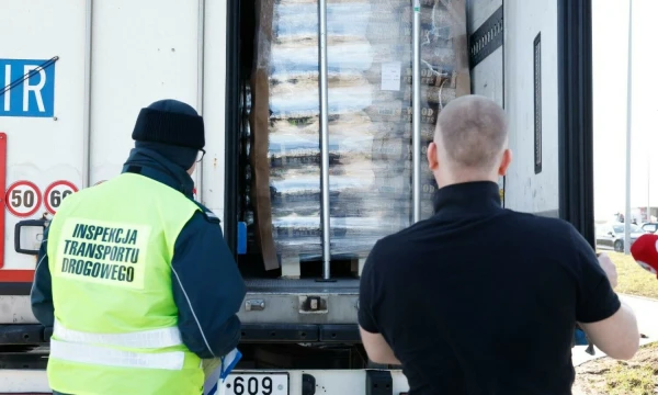 Lenkijos ūkininkų protestas Lietuvos-Lenkijos pasienyje ties Kalvarijos-Budzisko pasienio punktu. Juditos Grigelytės (VŽ) nuotr.