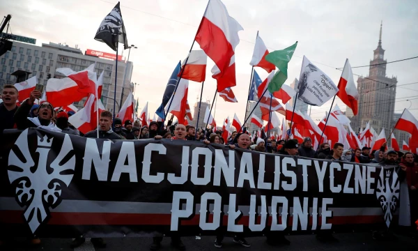 Tendencijas geriausiai galima pamatyti per Nepriklausomybės maršą lapkričio 11-ąją. „Reuters“ nuotr.