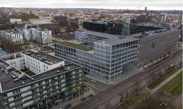 Bendrovės vizualizacija.