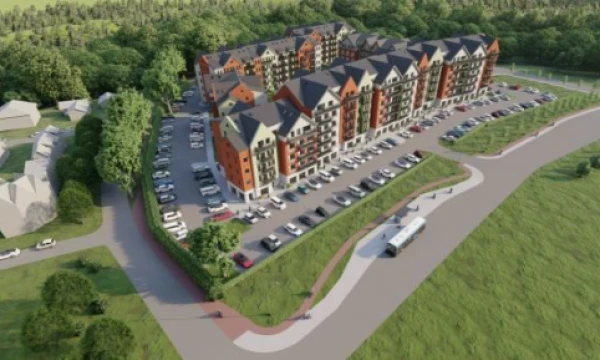 Bendrovės vizualizacija.