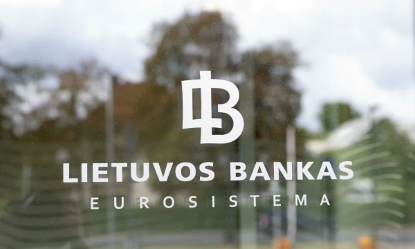 Lietuvos banko iškaba. Juditos Grigelytės (VŽ) nuotr.
