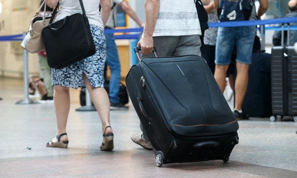 Keleiviai Vilniaus oro uoste. Juditos Grigelytės nuotr.