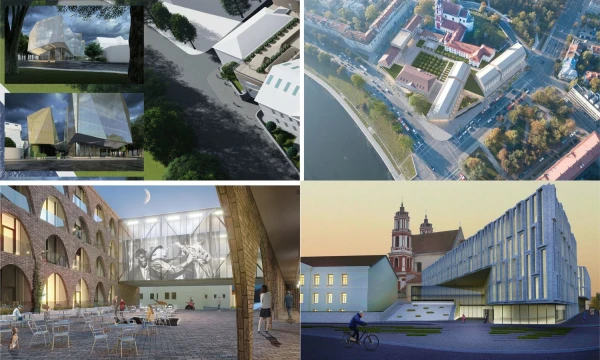 VŽ montažas, autorių vizualizacijos.