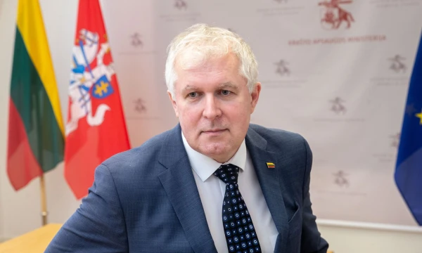 Arvydas Anušauskas, krašto apsaugos ministras. Juditos Grigelytės (VŽ) nuotr.